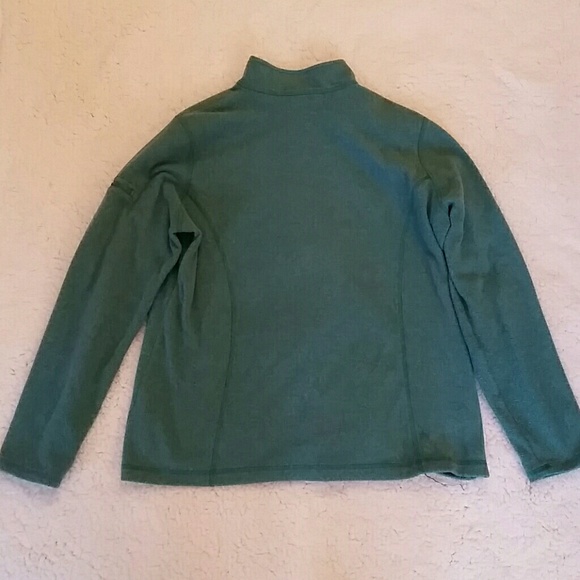 Green L.L.bean Zip Up Fleece W/Pockets - Picture 4 of 8